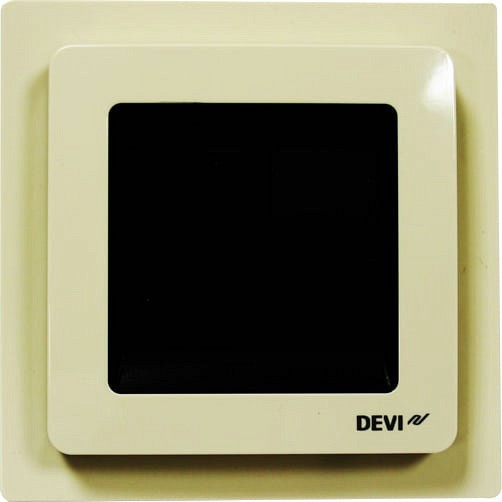 купить Терморегулятор Devi Touch ivory кремовый для квартиры и дома