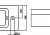 Тумба с раковиной Акватон Эклипс М светлый эбони L 1A1728K1EK49L № 12