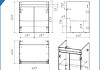 Фасад для тумбы в ванную 60 см Teymi Netta цвет белый T60608 T60608 № 4