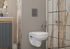 Комплект инсталляция Teymi Rapid SL с кнопкой GROHE оружейная сталь унитаз подвесной безободковый Hanna F17896 № 15