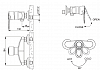 Смеситель для душа Bravat Loop F9124182BM-01-RUS № 2