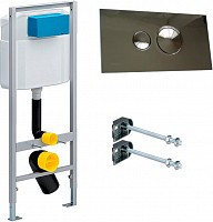 Превью фото Система инсталляции для унитазов Viega Eco plus 713386 крепления + кнопка смыва № 1