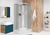 Душевая кабина Niagara Classic 110x80x200 средний поддон, матовое стекло 331844RBK № 3