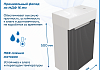 Тумба подвесная с раковиной для ванной 40 см Teymi Бьёрке фасад графит волна раковина Vitra 40 правая F18293 № 5