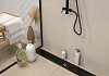 Трап для душа с сухим затвором вертикальный выпуск Teymi Helmi 10х80 c решеткой черный T90346 № 7