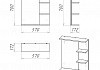Зеркало Grossman ПОЛО-57 см с полками комбинированное 205701 205701 № 3