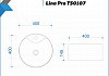 Раковина накладная для ванной Teymi Lina Pro D40 в комплекте смеситель черный матовый и донный клапан клик-клак с переливом хром F07675 № 7