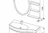 Комплект мебели для ванной Aquanet Опера 115 белая L 169414 169414 № 3