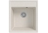 Мойка для кухни 42х48 белая матовая Teymi Helmi Smart T120109 № 8