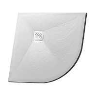 Превью фото Поддон Grossman полукруг белый (100x100x2,5) Strong GR-S1100100 № 1