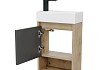 Дверь ПВХ цвет графит для тумбы Teymi Nura 37 T60543 T60543 № 3