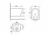 Комплект инсталляция Teymi Rapid SL с кнопкой GROHE золото глянец + унитаз ТОРНАДО Lori Media Vortex F17909 № 18