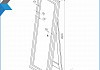Зеркало напольное с подсветкой в полный рост Teymi Helmi Black Edition 49x165 LED сенсор T20242 T20242 № 8