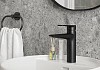 Смеситель для раковины черный матовый Teymi Kati T10219 № 4