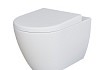 Унитаз подвесной Queen 113T20101R 570x360x400 БЕЛЫЙ матовый  безободковый с толстой крышкой