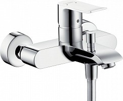 Превью фото Смеситель Hansgrohe Metris 31480000 для ванны с душем № 1