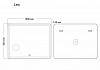 Зеркало Grossman Leo 100x80 LED с сенсорным выкл.,гравировкой,подогревом и увеличительным стеклом 1610080 1610080 № 4
