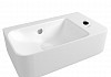 Комплект Teymi 3 в 1 для ванной: раковина Hanna 45 правая, подвесная + выпуск Teymi с переливом белый + сифон хром F07542 № 5
