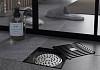 Трап для душа с сухим затвором вертикальный выпуск Teymi Helmi 10х10 c решеткой черный T90321 № 6