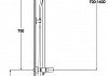 Душевая колонна со смесителем для верхнего и ручного душа BelBagno ARLIE ARL-DOCM-CRM Хром № 2