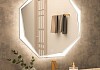 Зеркало AZARIO Ottavia 800x800, влагостойкое с подсветкой и гравировкой CS00063650 № 2