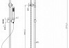 Душевая колонна с верхним и ручным душем BelBagno LOREN LOR-DOC-CRM Хром № 2