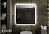 Зеркало настенное с подсветкой в ванную Teymi Solli 80х80 LED T20206 T20206