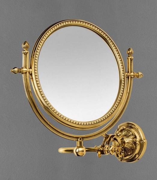 Зеркало увеличительное двустороннее подвесное ART&MAX Baroccoантичное золото AM-2109-Do-Ant