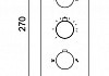 Термостат RGW Shower Panels SP-41-01 с внутренней частью, для душа № 3