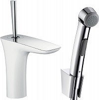 Превью фото Смеситель Hansgrohe PuraVida 15275400 для раковины с гигиеническим душем № 1