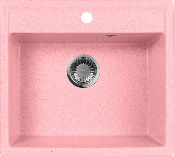 Мойка кухонная AquaGranitEx M-56 розовая