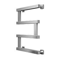 Превью фото Полотенцесушитель водяной Маргроид Айна М 50х60 профильный, прямое/скрытое подключение, хром 4690569241325 № 1