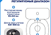 Сиденье для унитаза Teymi S40308 (совместимо T40308) быстросъемное, дюропласт, микролифт № 9