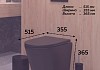 Комплект 3 в 1 инсталляция Grohe Rapid SL + Унитаз подвесной Teymi Solli Black + кнопка хром F18272 № 7