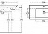 Раковина мебельная Aquanet Atria 9100-KL 100 см № 3
