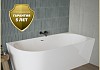 Ванна акриловая 170x80 пристенная Teymi Lempi R правая белая глянцевая T130205