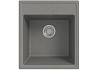 Мойка для кухни 42х48 серая матовая Teymi Helmi Smart T120110 № 8