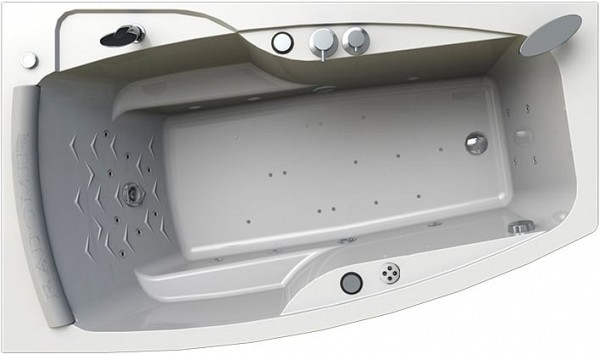 Ванна акриловая Radomir Аризона Специальный Chrome 170x100 левая с фронтальной панелью