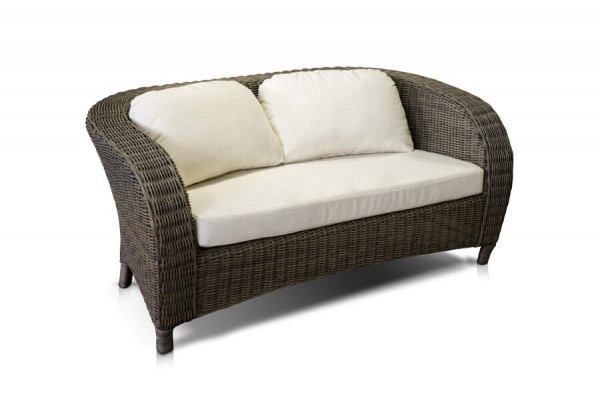 Плетеный диван из искусственного ротанга 4sis Римини 645832 [Серо-коричневый]