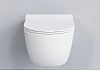 Унитаз подвесной Abner 103T20101R 545x360x330 БЕЛЫЙ матовый безободковый с тонкой крышкой № 5