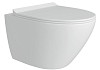 Инсталляция с унитазом комплект 7 в 1 Teymi унитаз подвесной безободковый торнадо Lina Pro Vortex кнопка черная / хром F14452 № 10