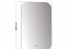 Зеркало настенное с подсветкой в ванную Teymi Solli 50х80 LED сенсор на взмах T20202IR T20202IR № 9
