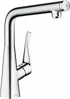 Превью фото Смеситель Hansgrohe Metris Select 14883000 для кухонной мойки № 1