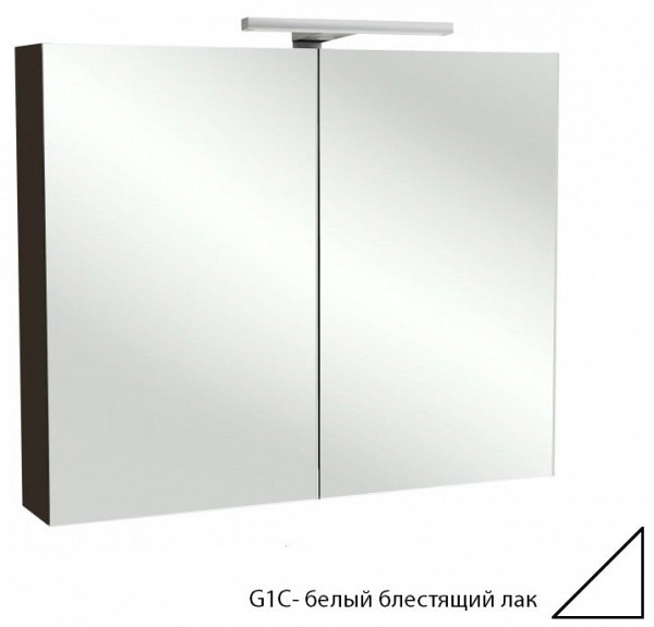 Зеркальный шкаф Jacob Delafon EB786RU-G1C 70 см белый блестящий лак