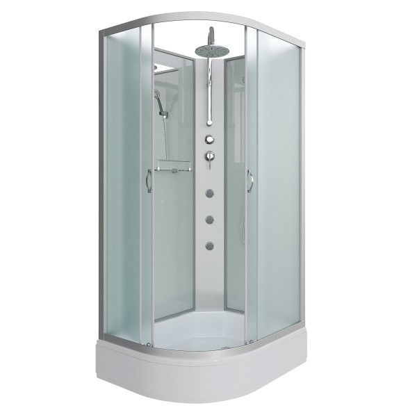 Душевая кабина Niagara Classic 110x80x240 средний поддон, матовое стекло 331844RBKTG