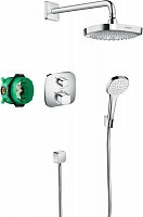 Превью фото Душевой комплект Hansgrohe Croma Select E 27294000 № 1