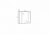 Зеркальный шкаф Roca Ronda 60 белый матовый/бетон ZRU9303007 ZRU9303007 № 2