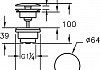 Донный клапан для раковины VitrA A45148 № 2