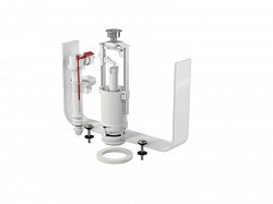 Превью фото Выпускной комплект со стоп кнопкой AlcaPlast SA2000S 1/2 CHROM № 1