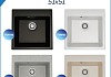 Мойка для кухни 51х51 черная матовая Teymi Lori Box T120132 № 7